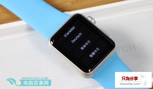 Apple Watch設置界面