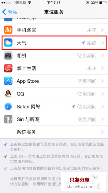 iphone6怎麼在通知欄顯示天氣?iphone6通知欄顯示天氣教程