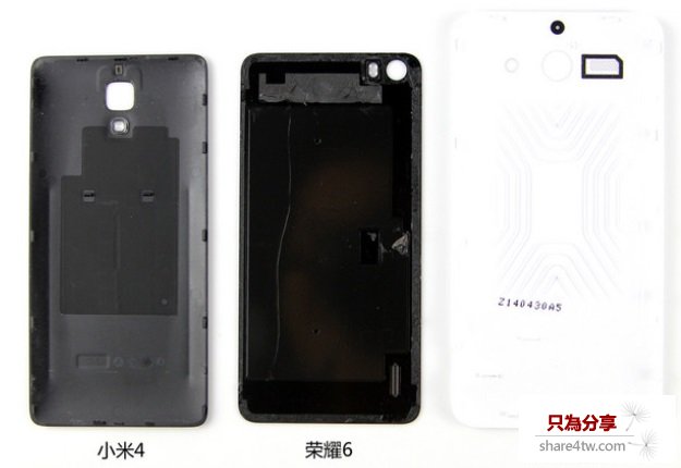小米4/榮耀6/天機拆機大對比